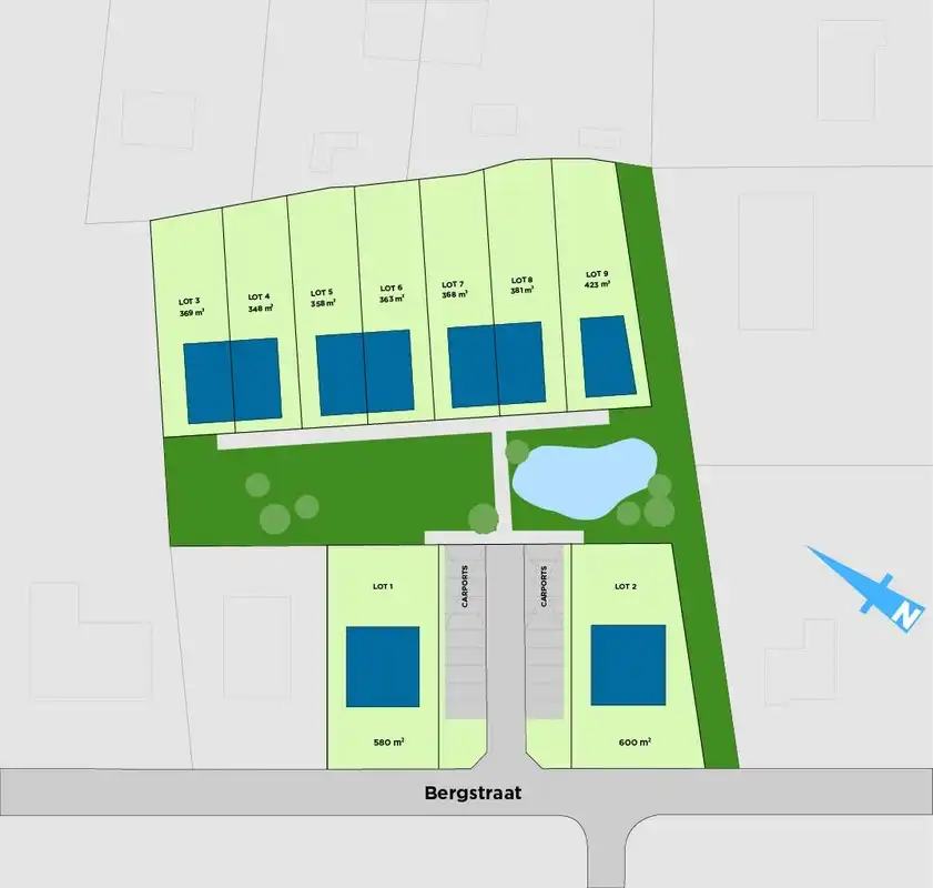 Perceel bouwgrond voor open bebouwing te Belsele foto {{pictureIndex}}