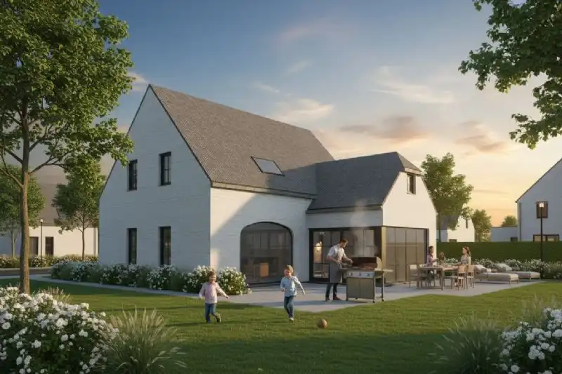 Nieuw te bouwen alleenstaande woning te Horebeke. foto 2