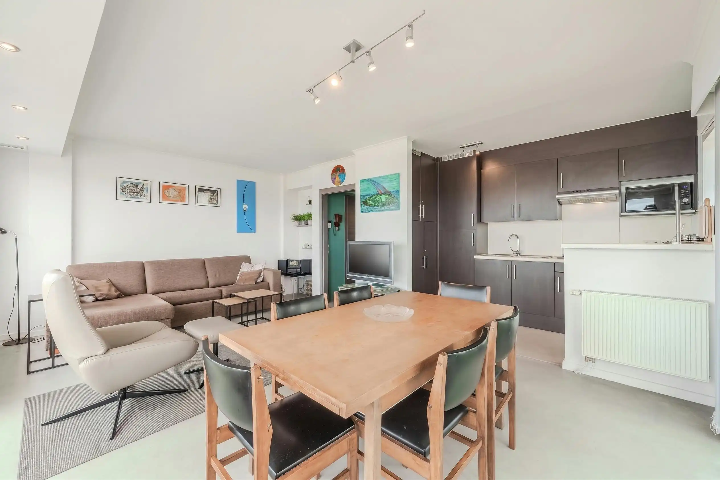 Prachtig hoekappartement met zeezicht en 2 slaapkamers !  foto 4