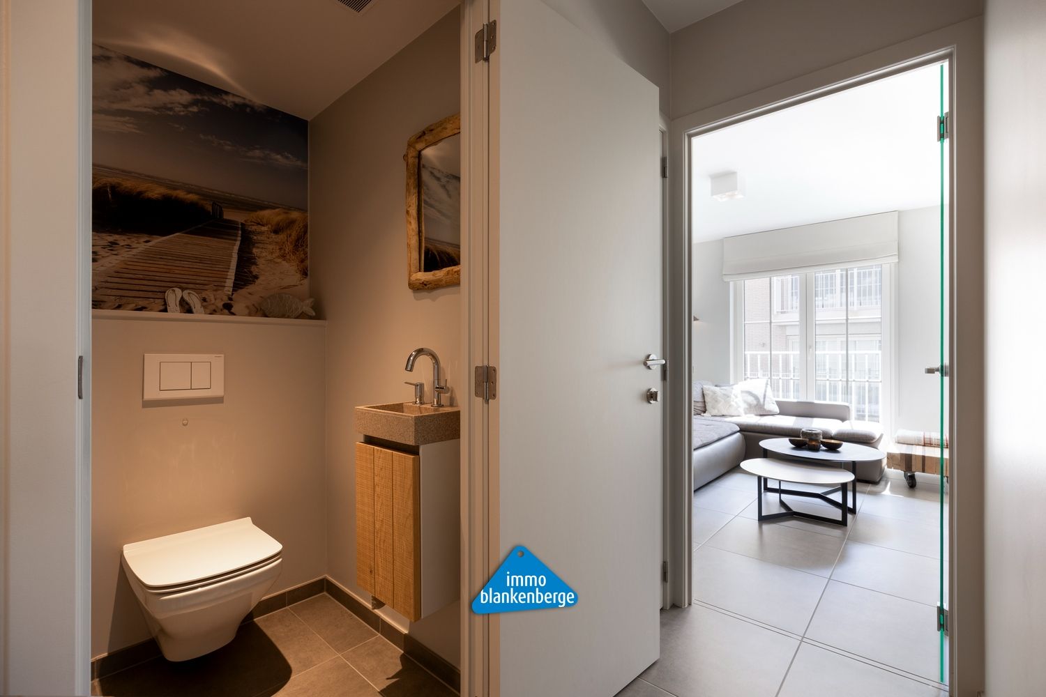 Gelijkvloers 2-slaapkamerappartement met tuin en luxe afwerking in De Haan foto 15