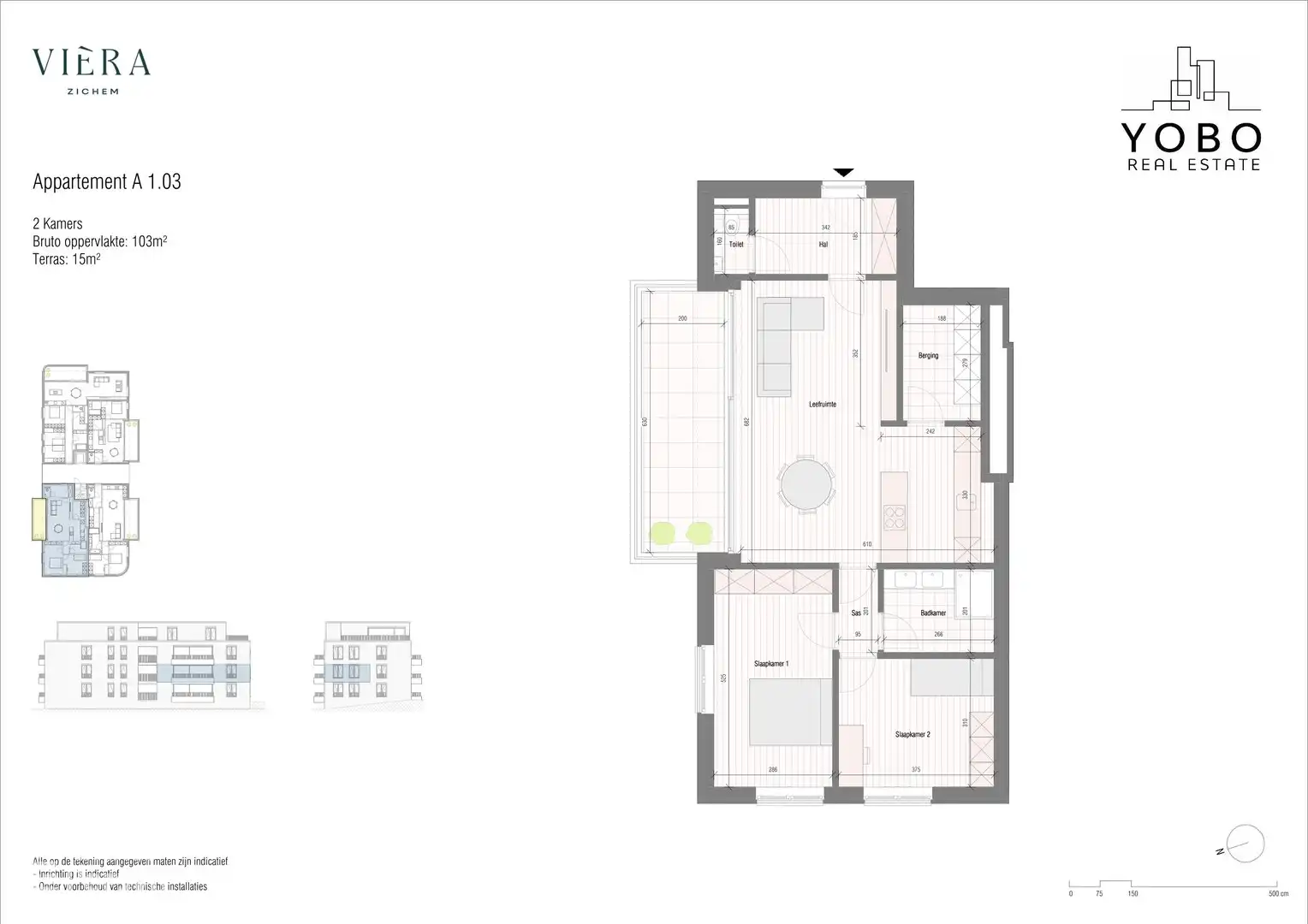 Nieuwbouw 2 slpk app met terras van 15m² foto 2