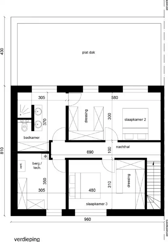 Nieuw te bouwen halfopen woning te Waregem. foto 4