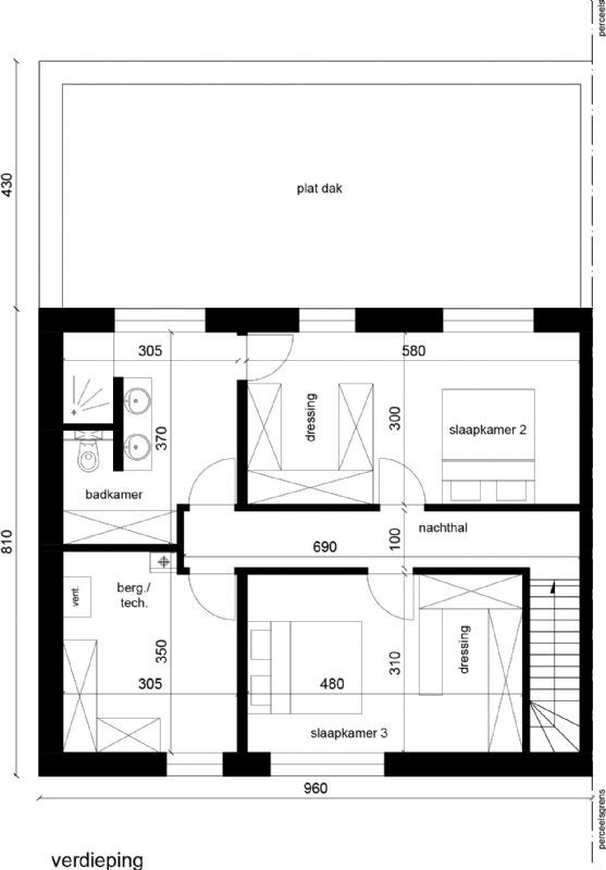 Nieuw te bouwen halfopen woning te Waregem. foto 4