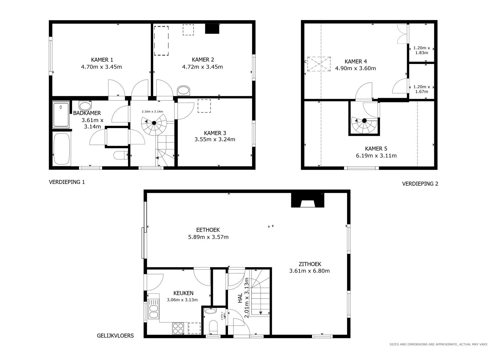 Ruime halfopen bebouwing met 5 slaapkamers en grote garage foto 16