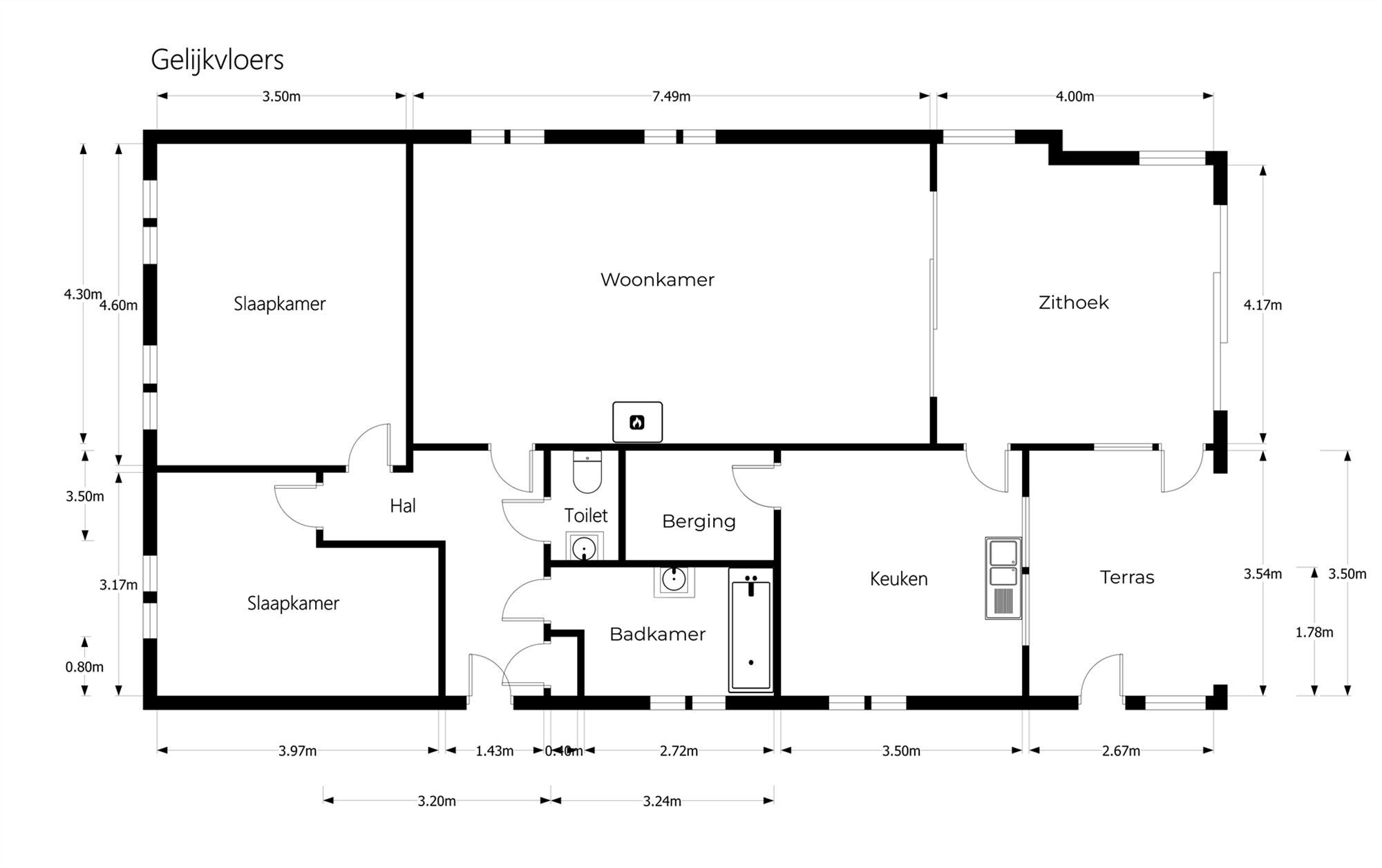 PERFECT ONDERHOUDE GELIJKVLOERSE WONING MET LEUKE VERANDA TE BALEN foto 21