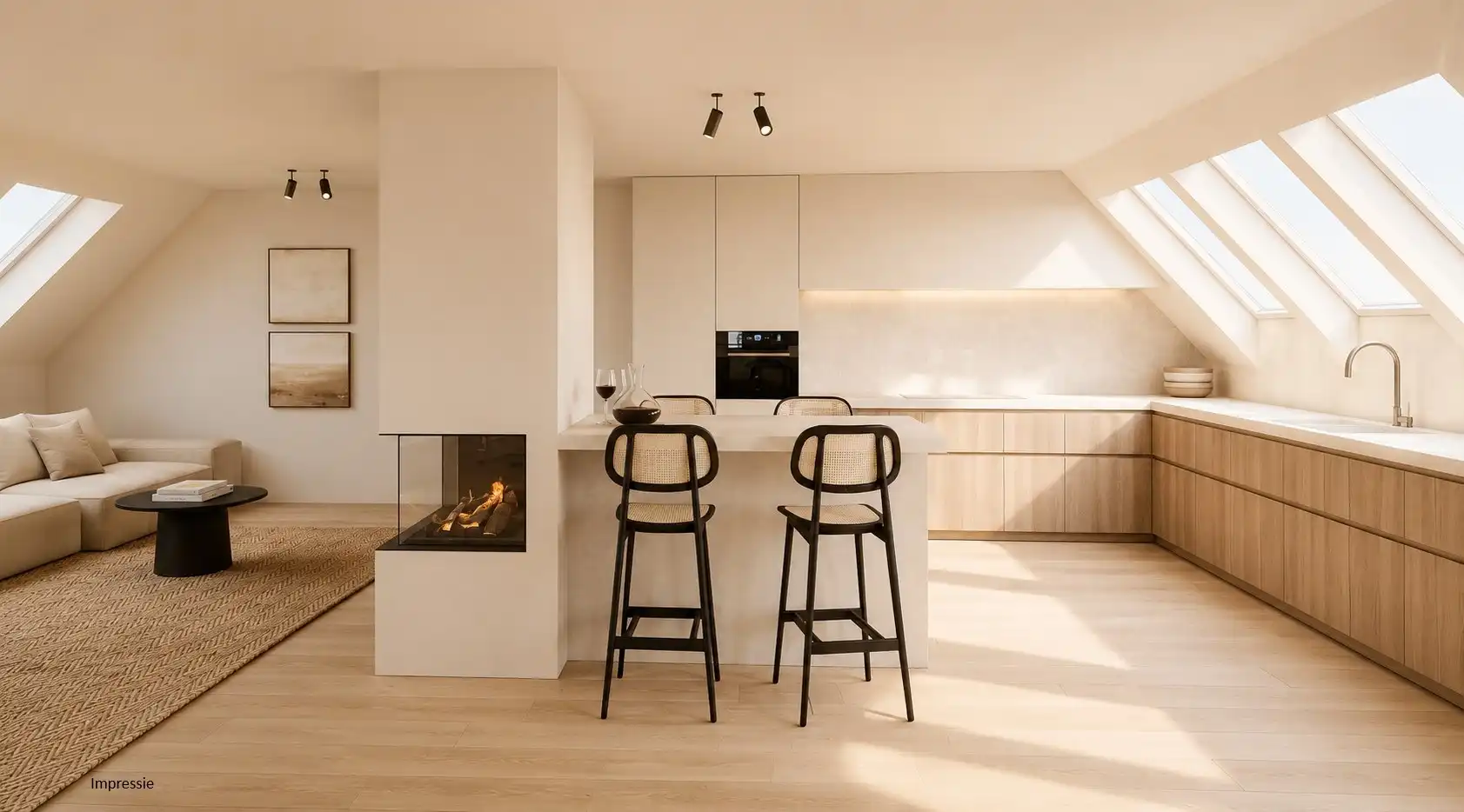 Unieke penthouse met vier terrassen en frontaal zeezicht te Sint-André (Oostduinkerke) foto 17