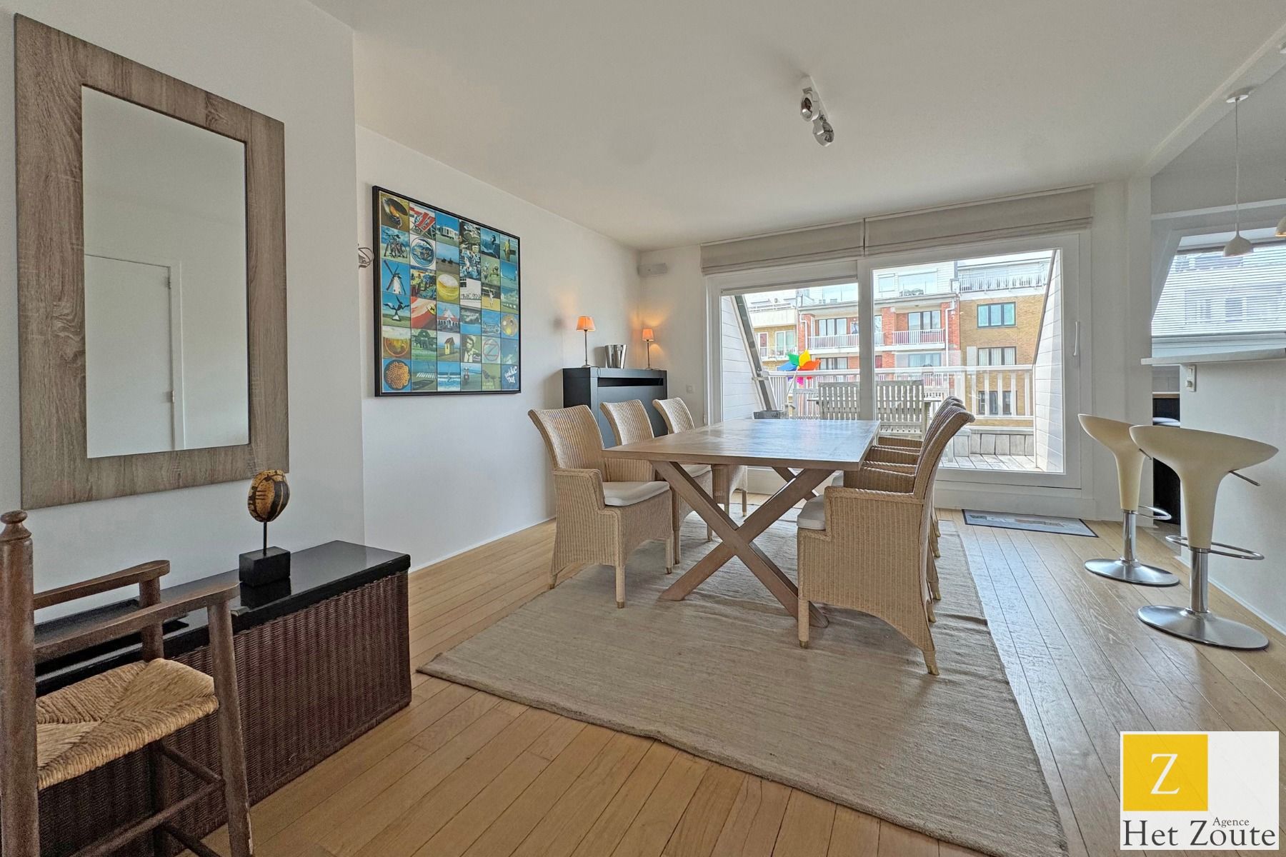 Gemeubeld Penthouse in het hart van het Zoute foto 4