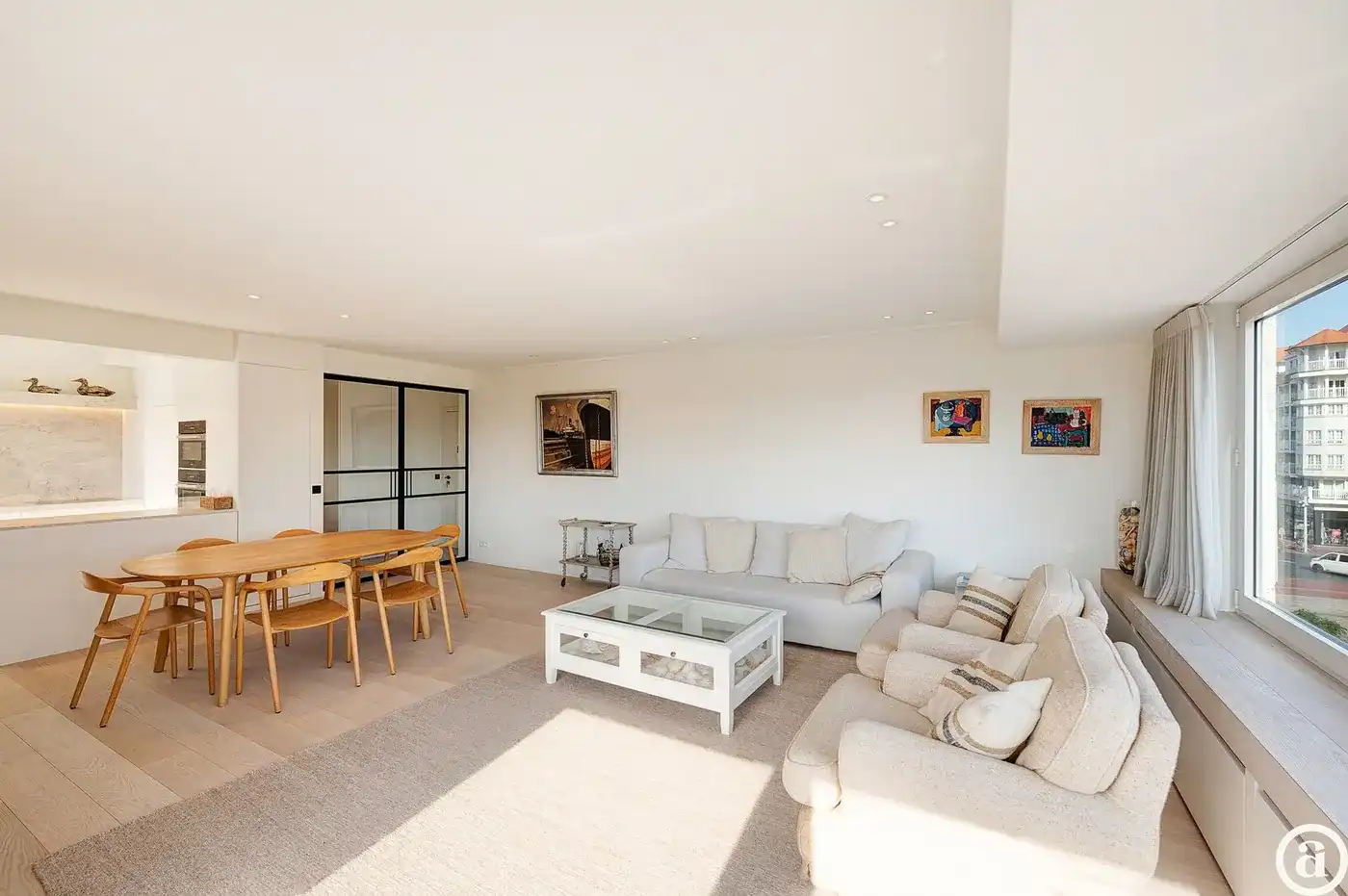 Stijlvol hoekappartement met open uitzicht nabij het Zoute. foto 5
