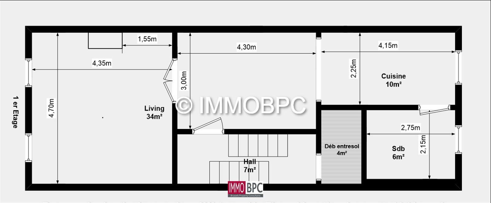 Duplex appartement  met kantoor op gelijkvloer foto 26