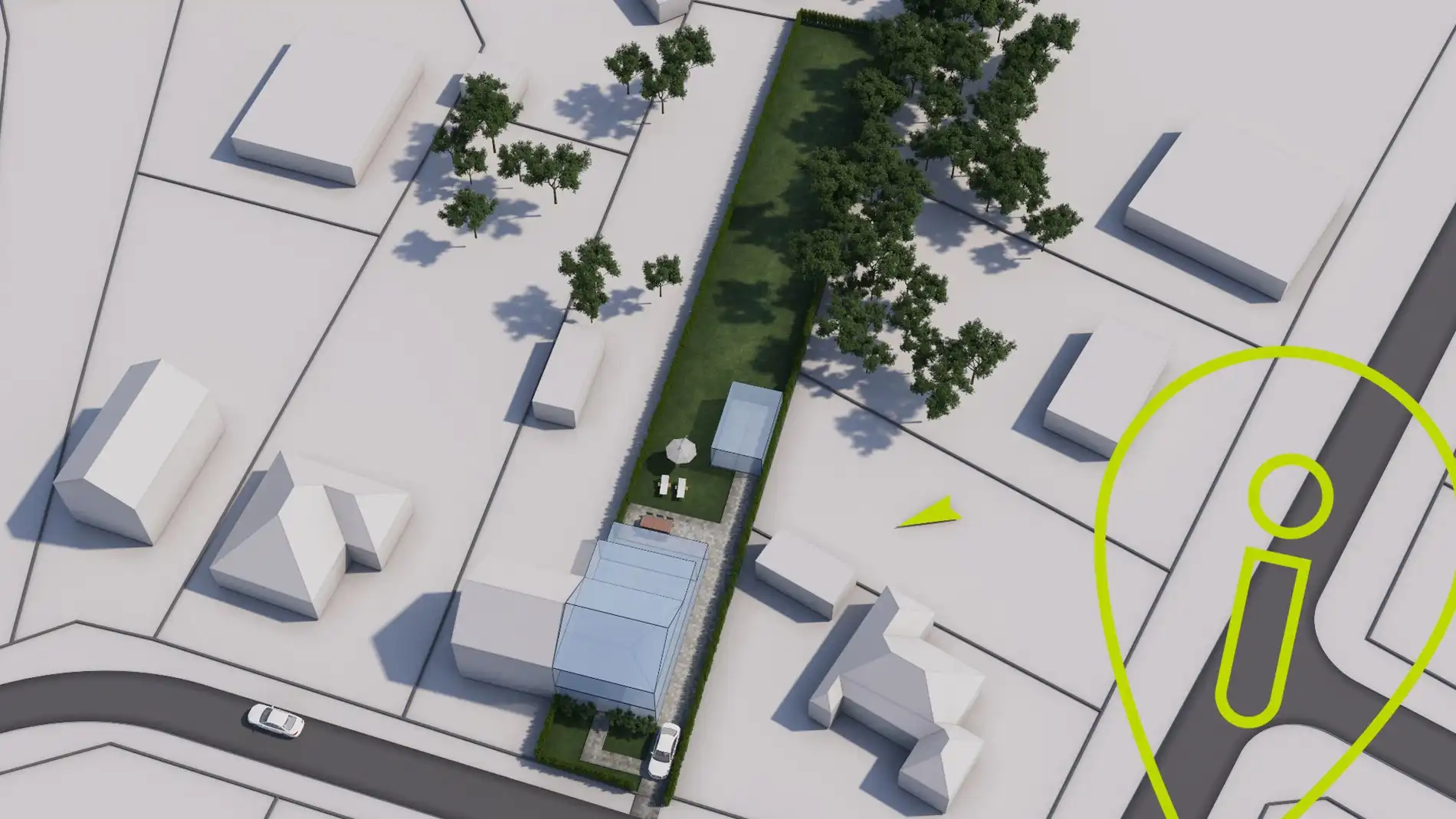 Ruime bouwgrond voor HOB van 1.087 m², rustig gelegen in Mol - Donk foto {{pictureIndex}}