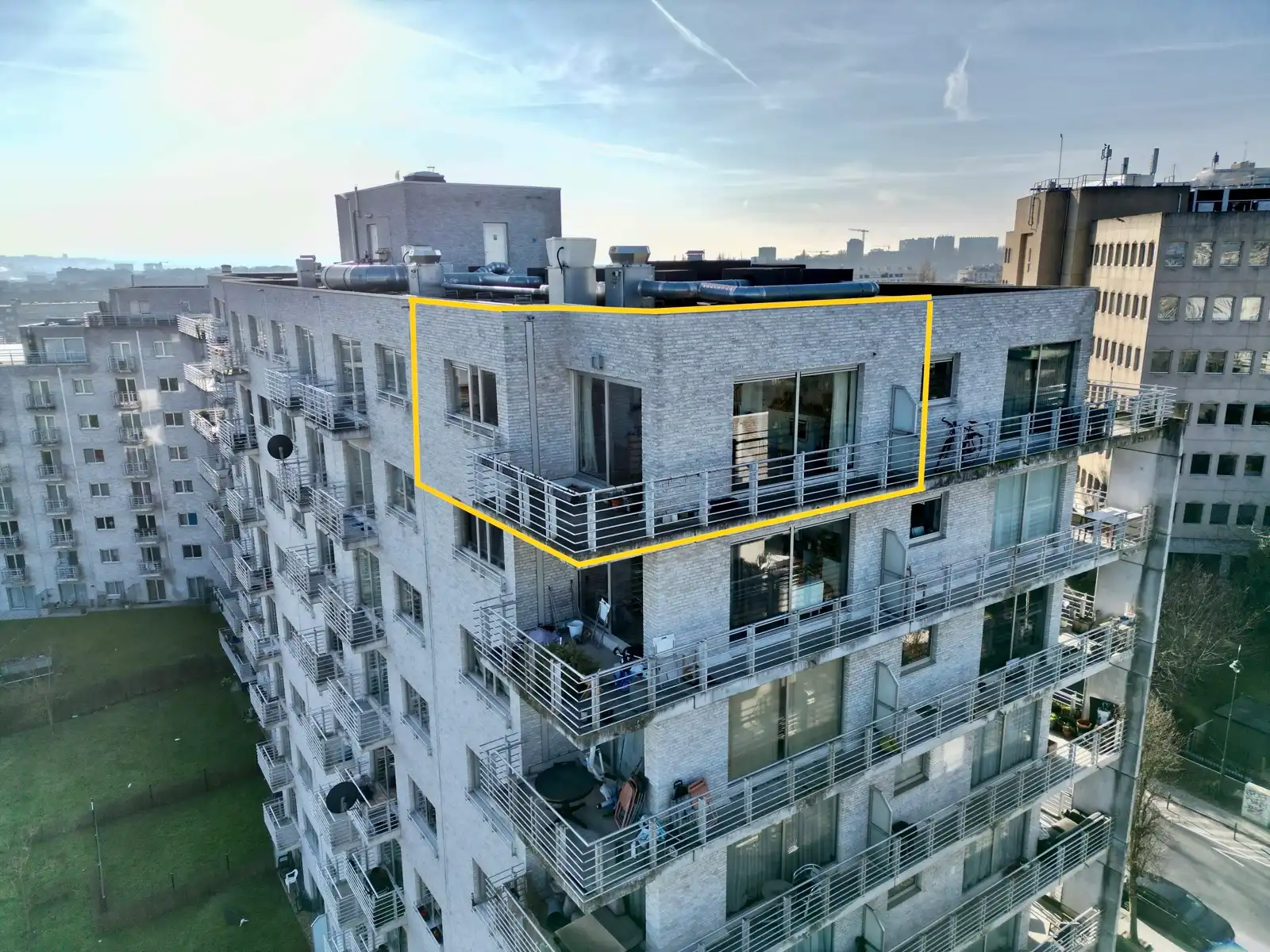 Studio met uniek verzicht en terras op toplocatie  foto {{pictureIndex}}