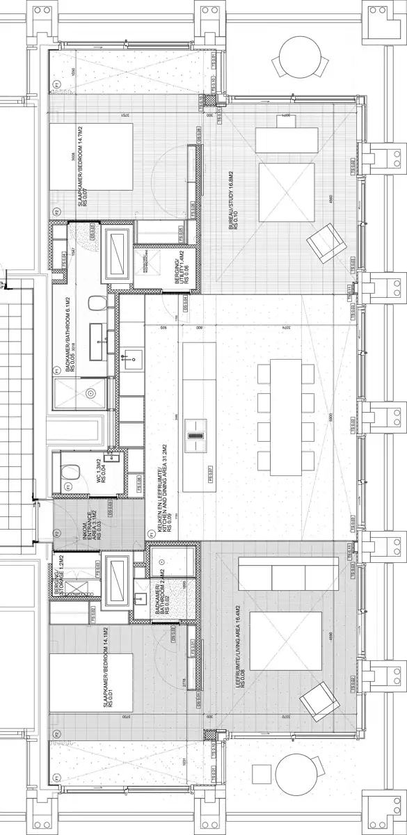 Prachtig 2-kamer app. met prachtig zicht over park en stad foto 23