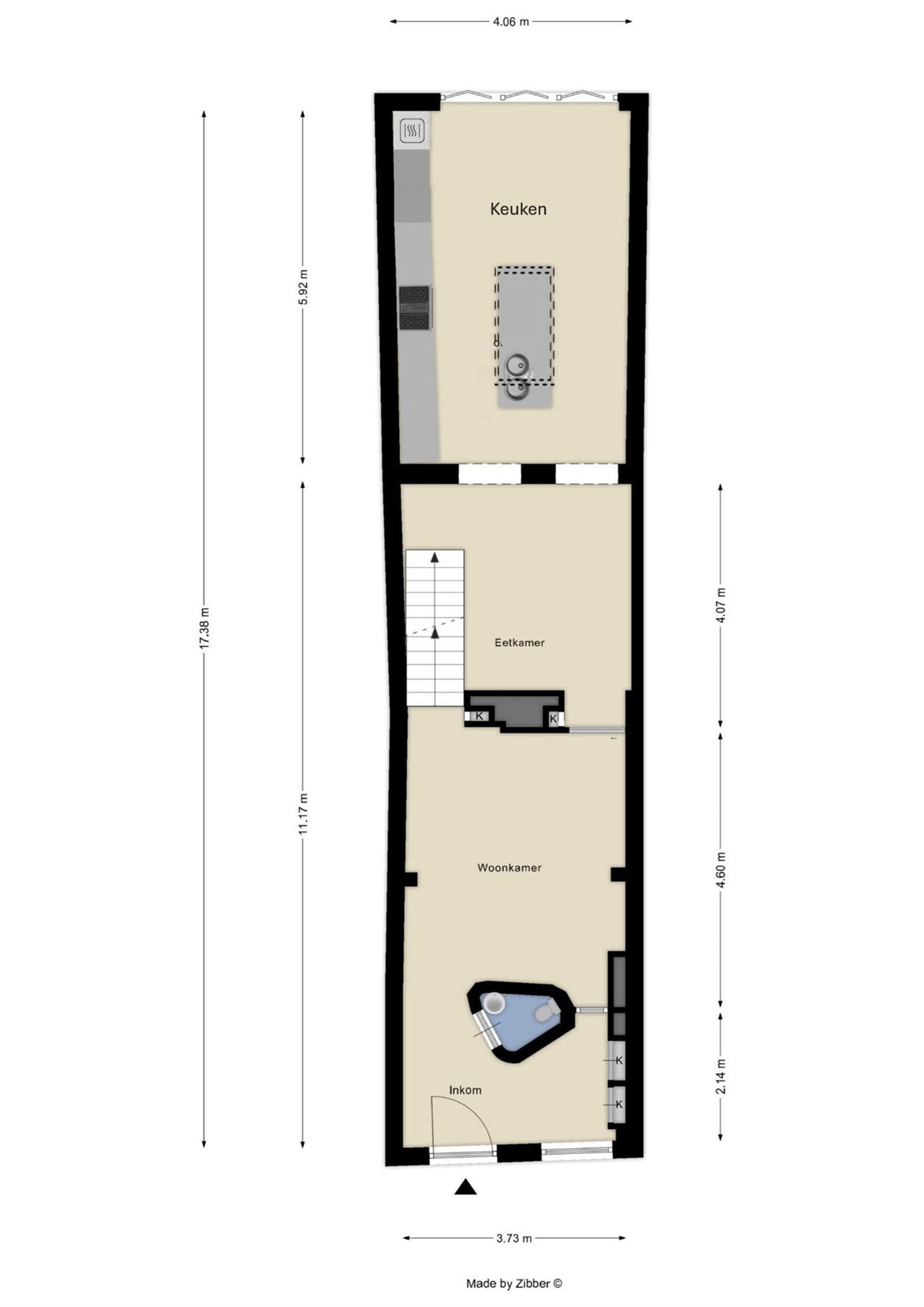 Woning met 2 slaapkamers, terras en tuin foto 3
