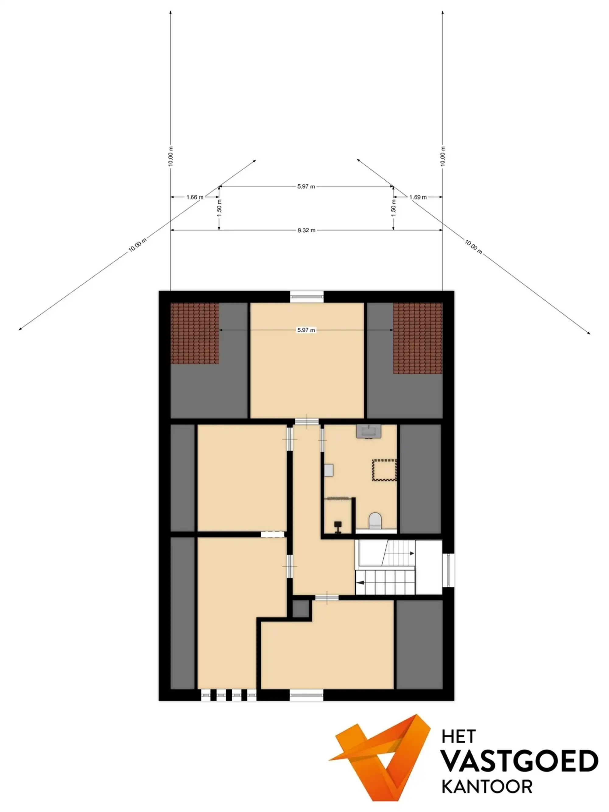 KARAKTERVOLLE OB INGENIEURSWONING MET 7 SLAAPKAMERS OP PERCEEL VAN 39 ARE foto 89