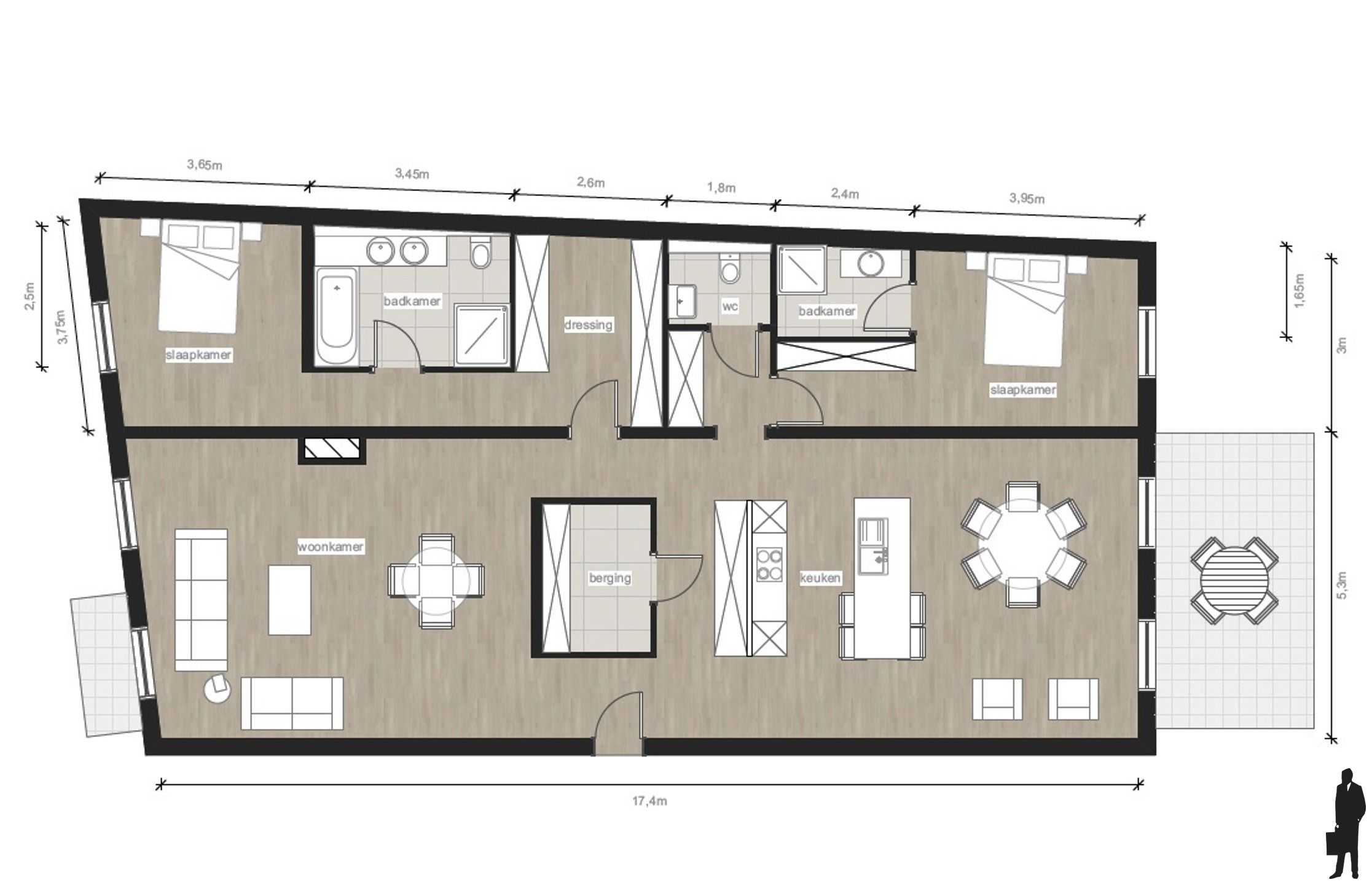 Appartement van 169m² in hart van de Turnhoutse winkelstraat foto 22