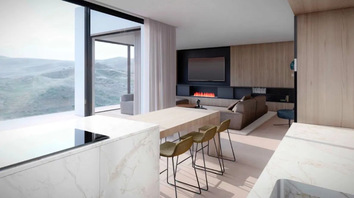 Architecturale parel aan de kust: ruime villa in alle luxe foto 4