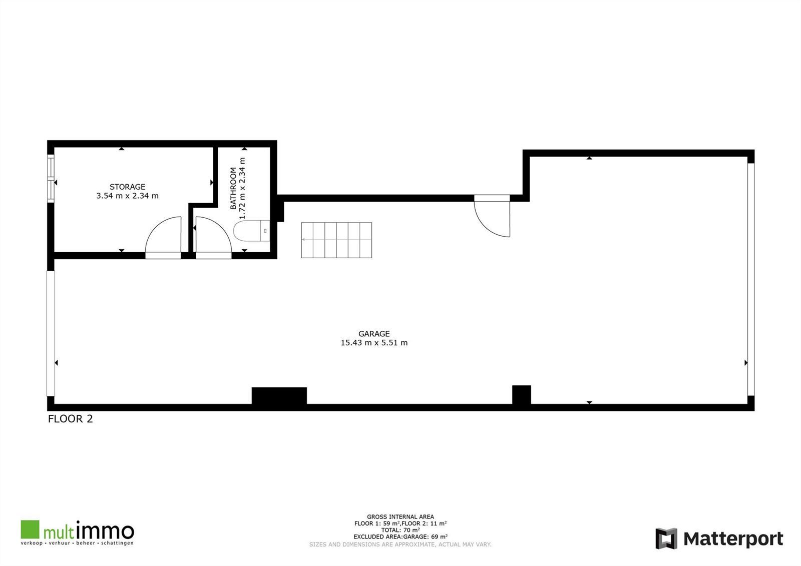 Atelier met volledig kelderverdiep en tuin/buitenruimte foto 4