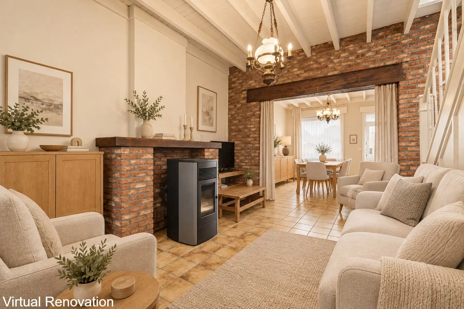 Te renoveren woning met ruime garage en tuin! foto 4