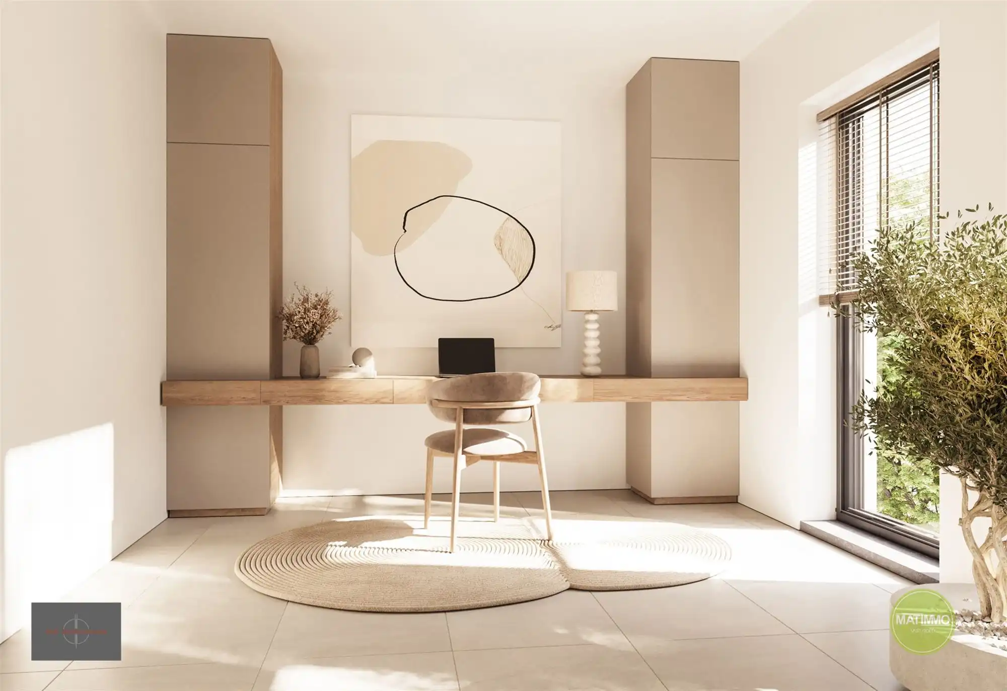 Prachtig gelijkvloers nieuwbouwappartement met 2 slaapkamers foto 5