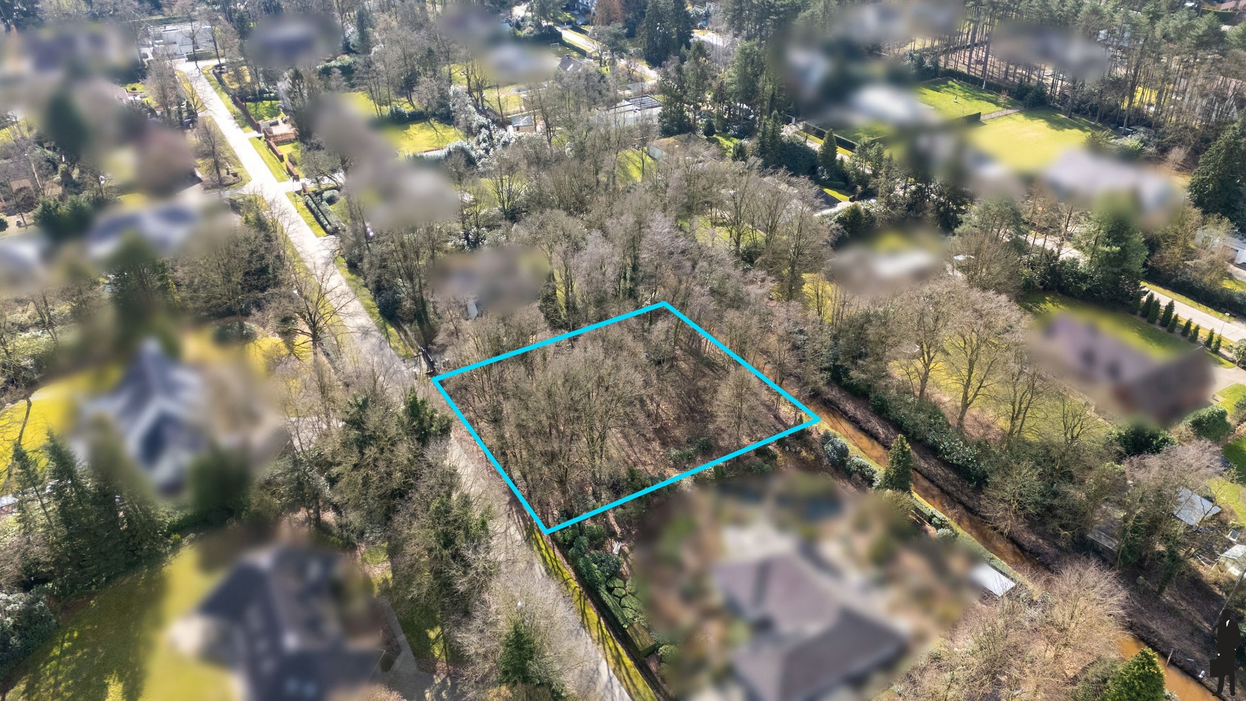 Zuidwest villaperceel van 2.078m² foto 8