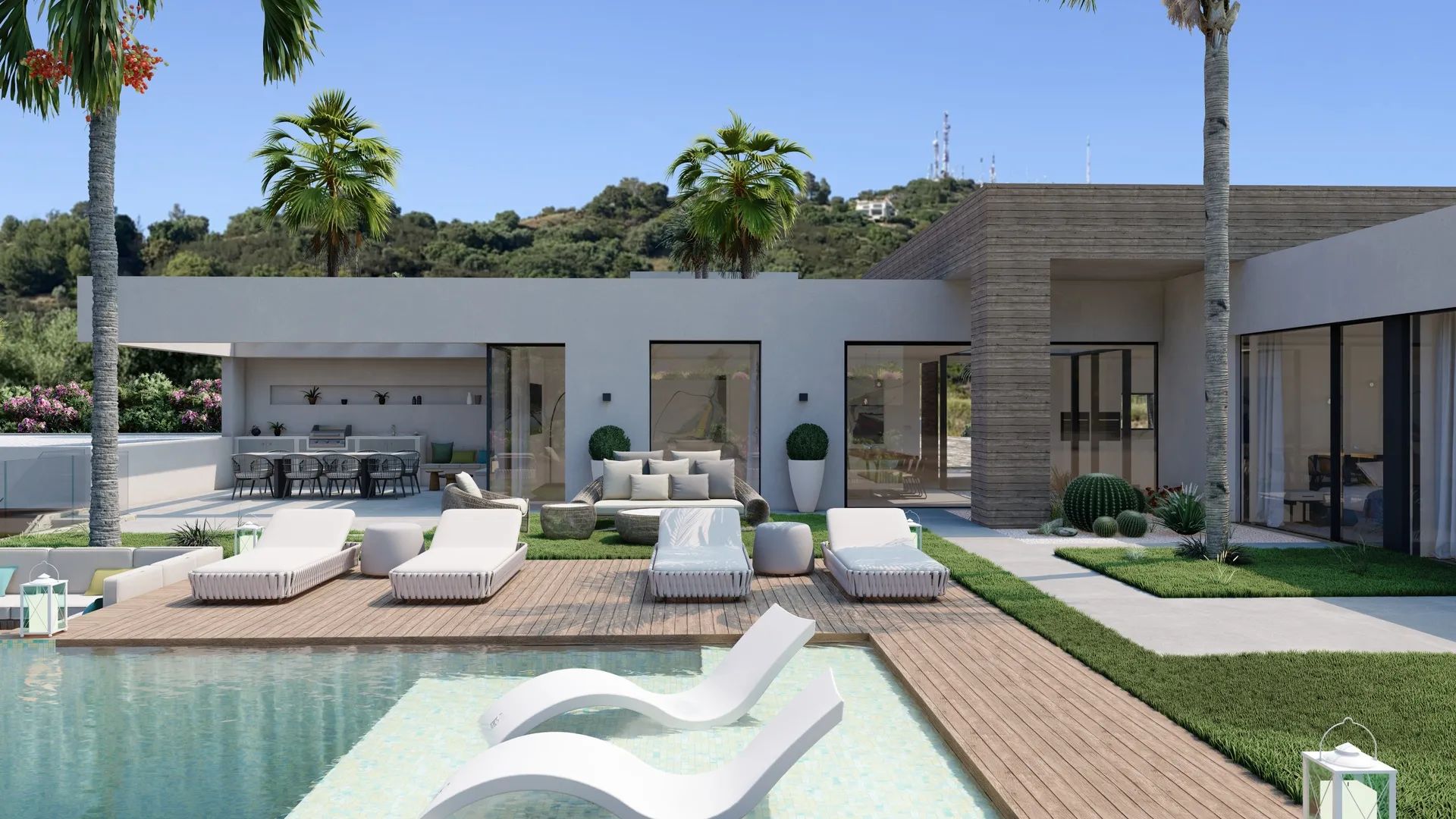Exclusieve designvilla met adembenemend uitzicht in Marbella foto 13
