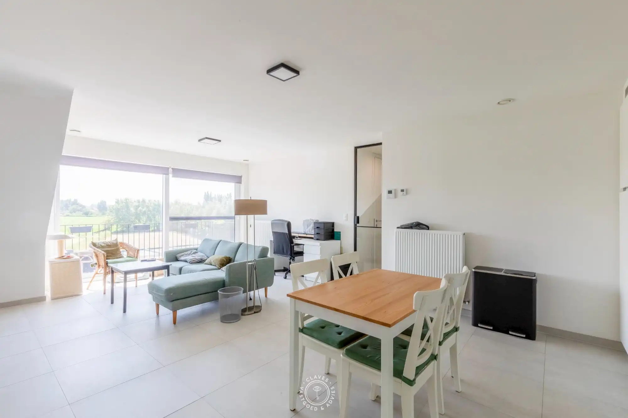 Rustig gelegen 1-slaapkamerappartement met garagebox en prachtig groen uitzicht foto 7