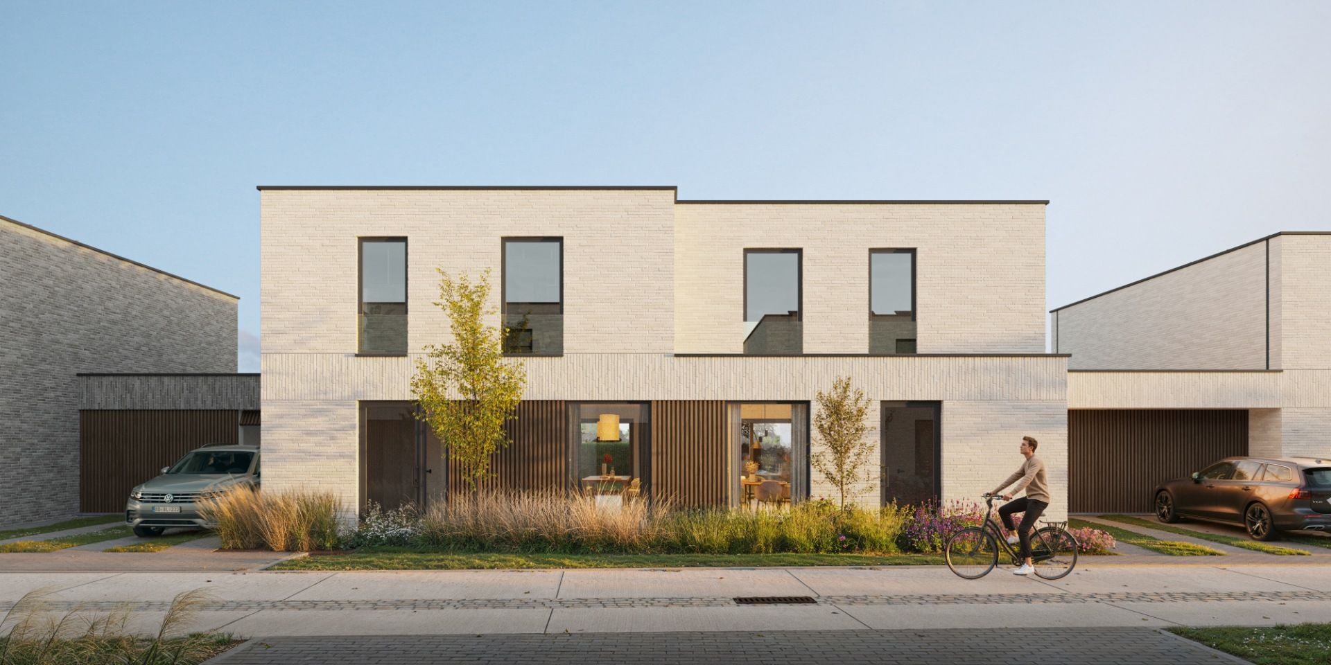 Halfopen bebouwing met 3 slpk’s en garage foto {{pictureIndex}}