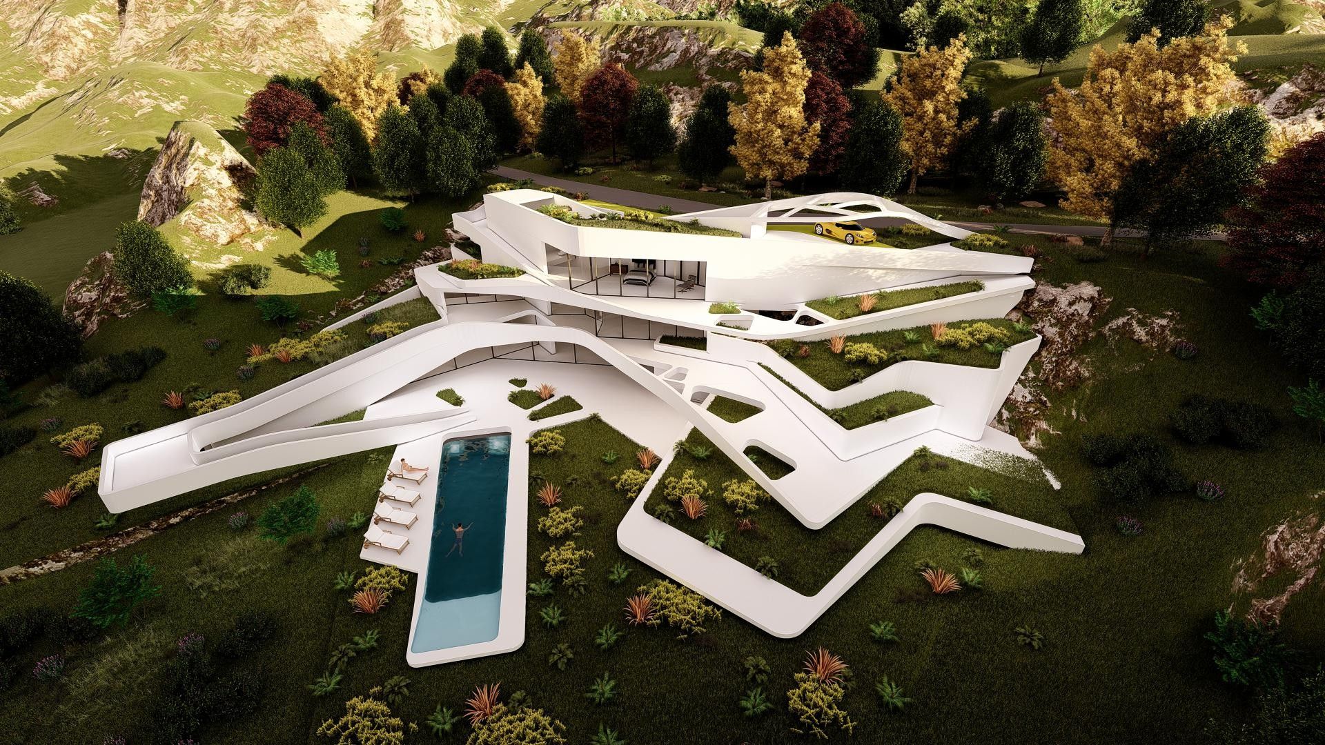 Star House - Unieke Architectuur op een Exclusieve Locatie foto 4