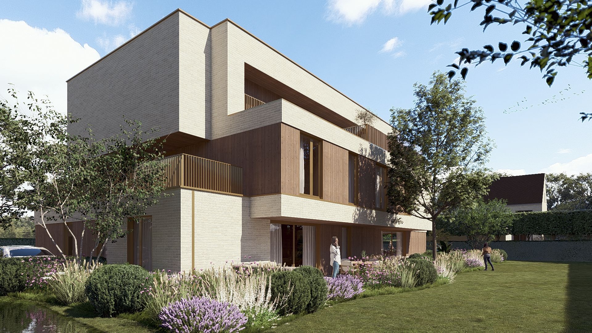 1.1 Luxueus en stijlvol nieuwb. appartement met 3 slpks, twee badk., dubbele garagebox en kelderberging inbegrepen. foto 4