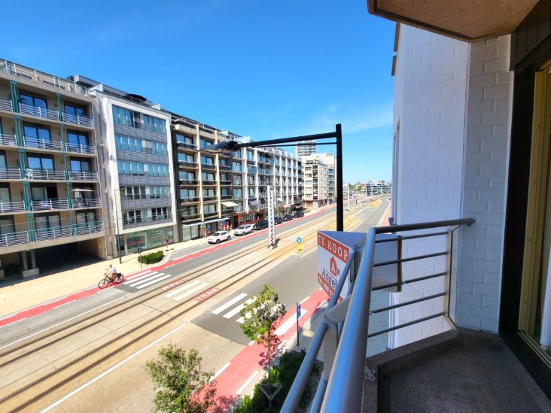 Centraal gelegen en gerenoveerde studio met slaaphoek en terras te koop foto {{pictureIndex}}