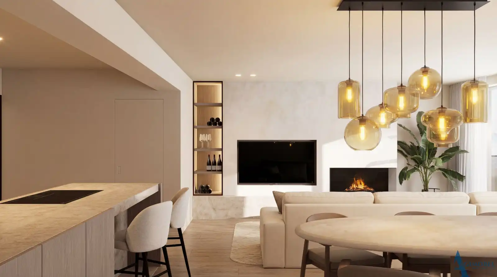 Top renovatie van een 3-slaapkamerappartement met royale gevelbreedte van 6,75 m op de Lippenlsaan. foto 2