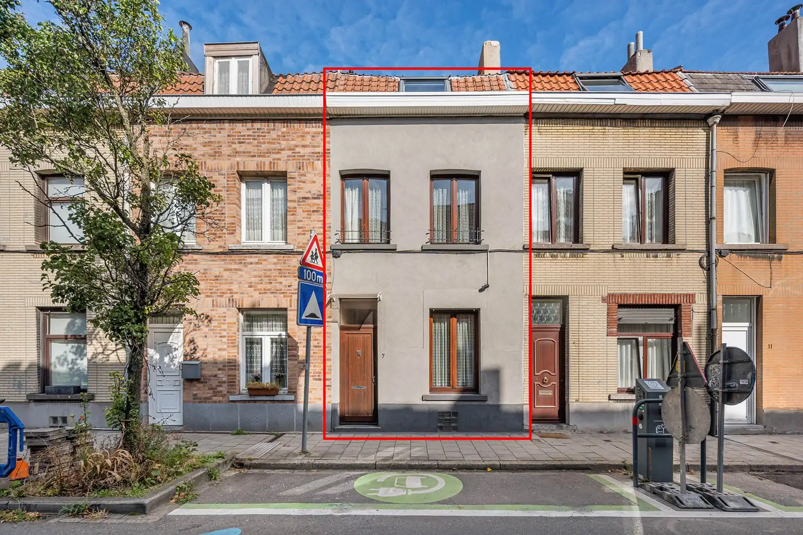 Rijwoning met veel potentieel en authentieke elementen te Evere foto 21