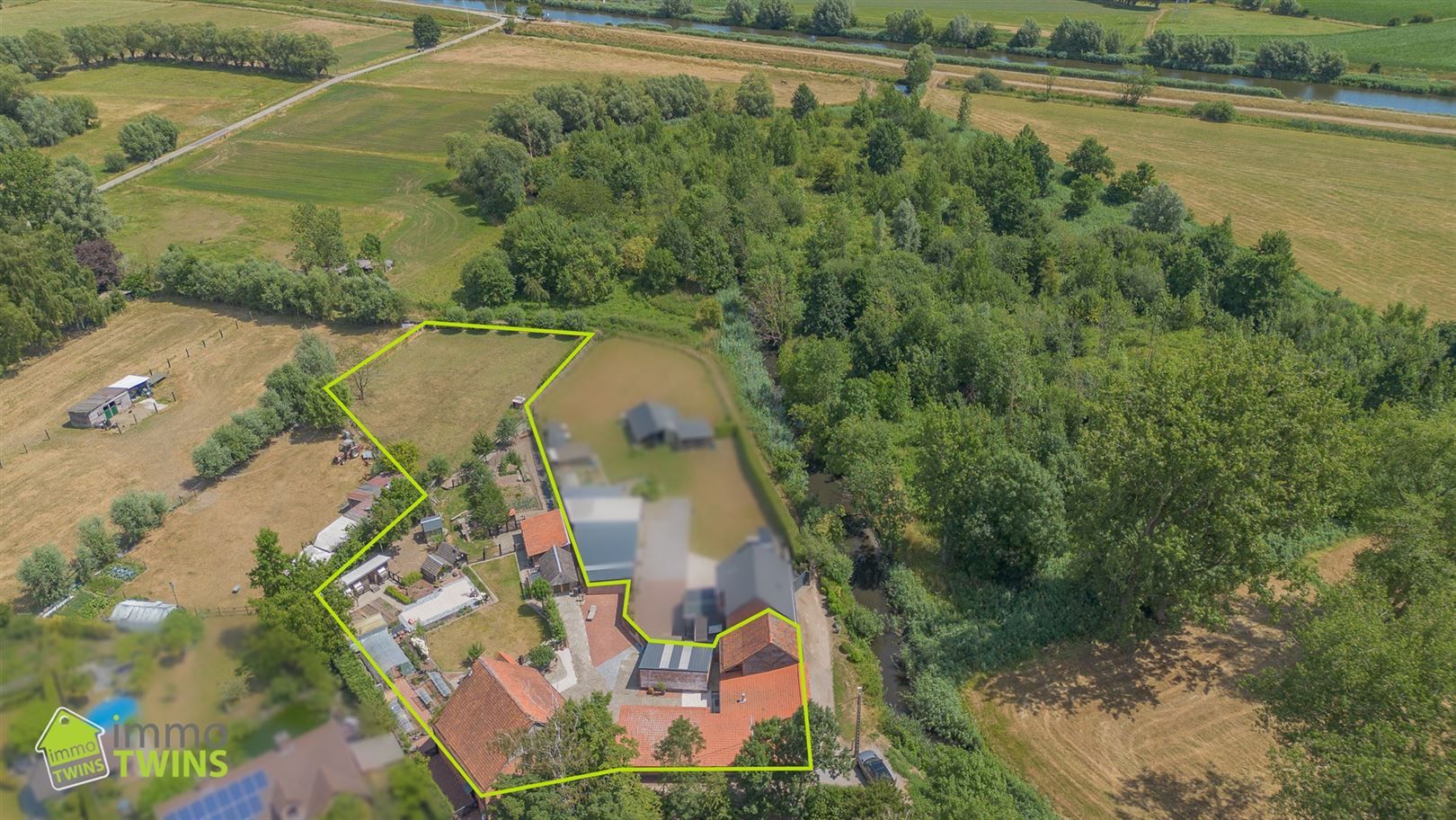 Charmante hoeve op toplocatie in Mespelare – 3177 m² perceel foto 2