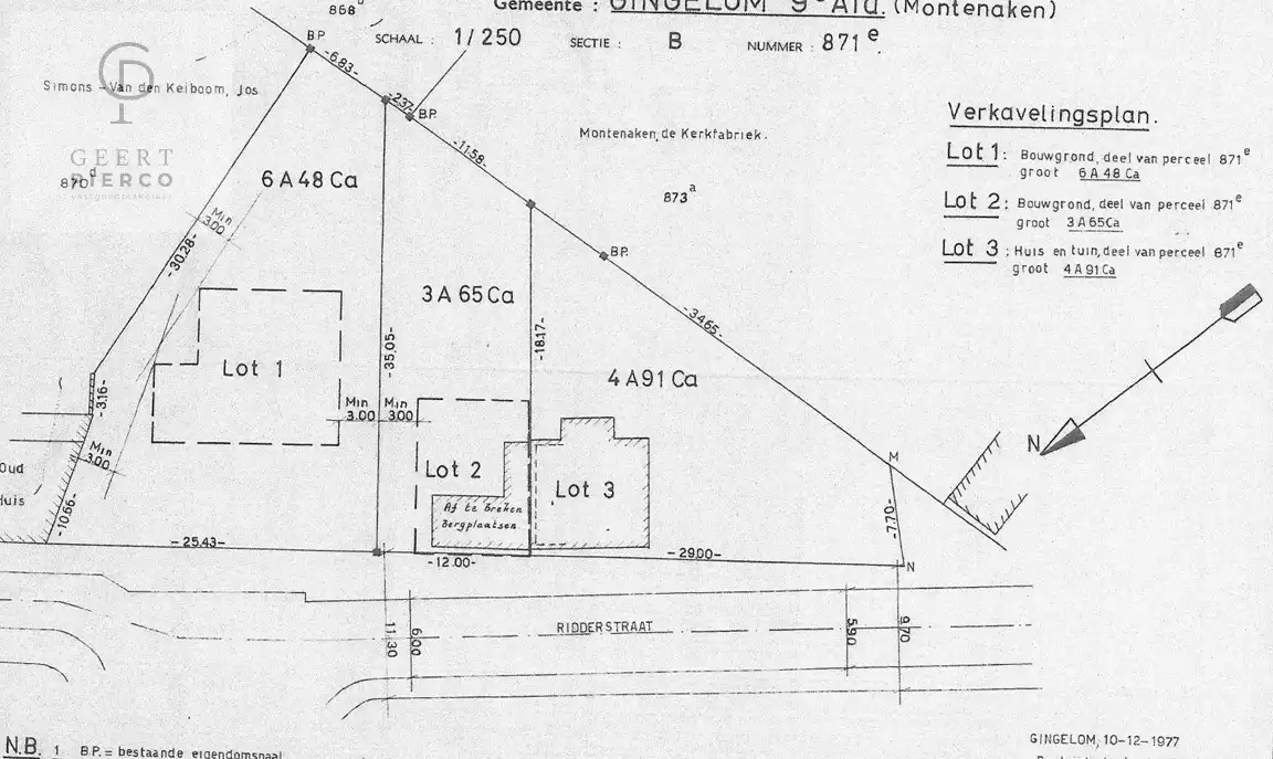 Bouwgrond voor open bebouwing – 6a 48ca in Gingelom foto {{pictureIndex}}