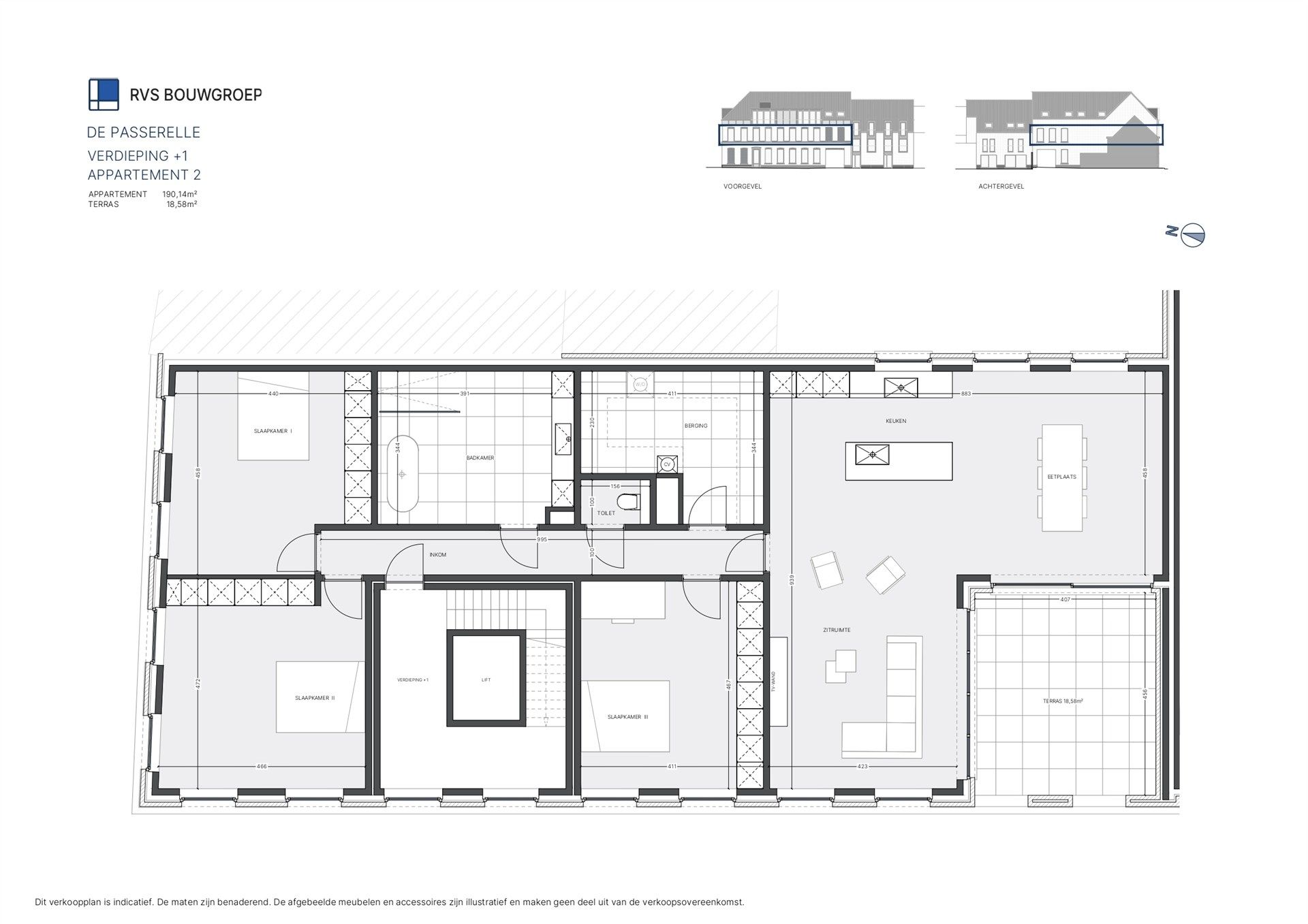 Groot lichtrijk appartement in nieuwbouwproject De Passerelle foto 3