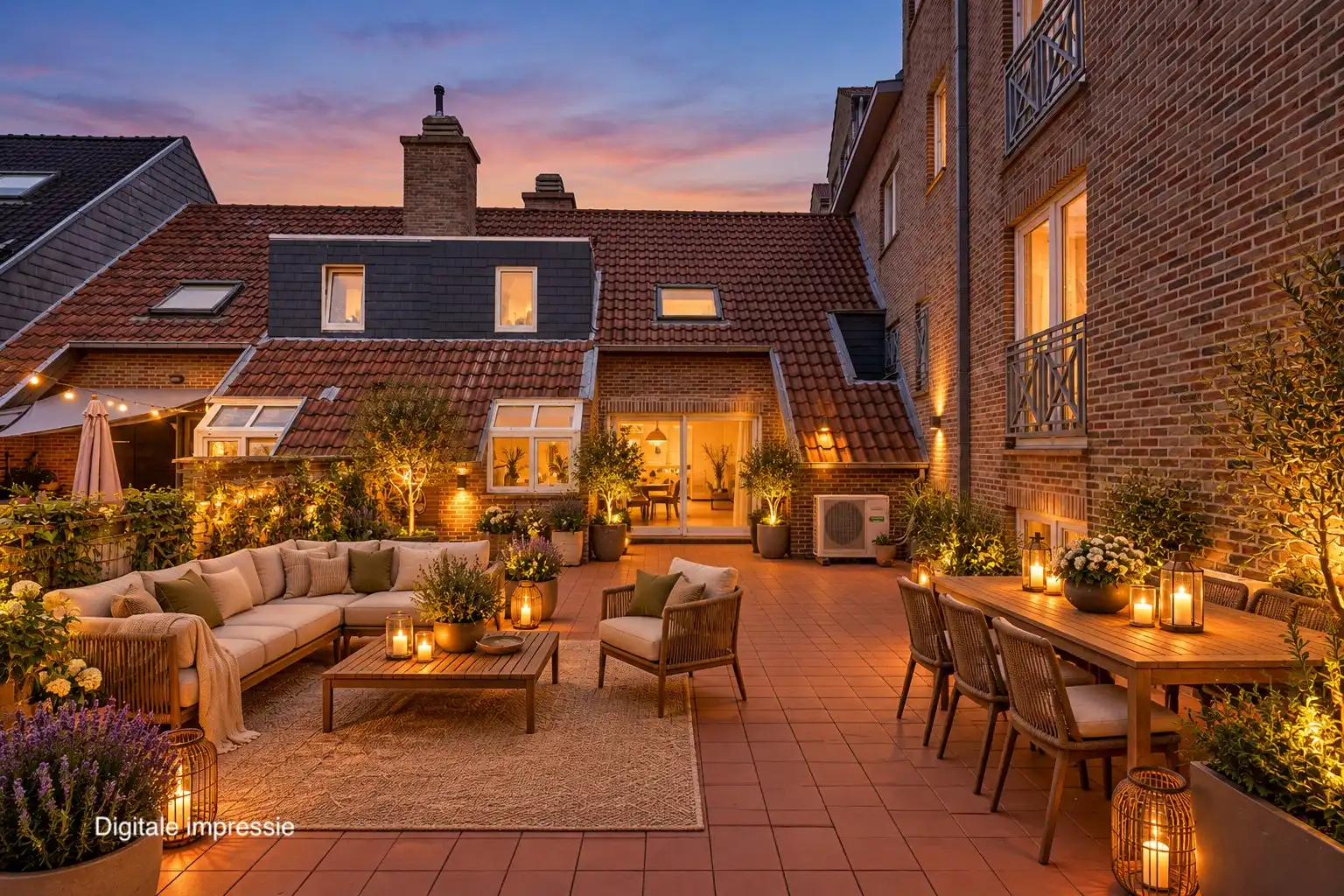 RUIM DUPLEX-APPARTEMENT MET 2 TERRASSEN IN HET CENTRUM VAN LANAKEN !  foto 17