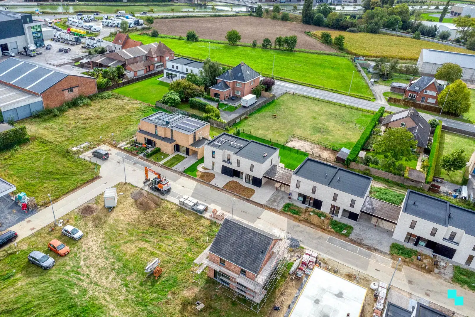 Halfopen nieuwbouwwoning in Wielsbeke foto 28