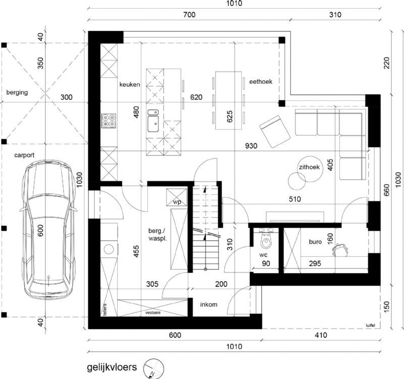 Nieuw te bouwen alleenstaande woning te Wielsbeke. foto 4