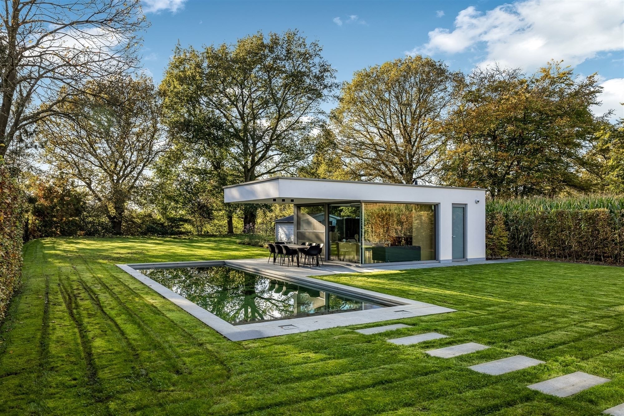 IMPRESSIONANTE EN EXEPTIONEEL AFGEWERKTE LUXE VILLA GELEGEN OP EEN UITERST RUSTIG EN ZONNIG PERCEEL VAN 14ARE 63CA TE KOERSEL foto 134