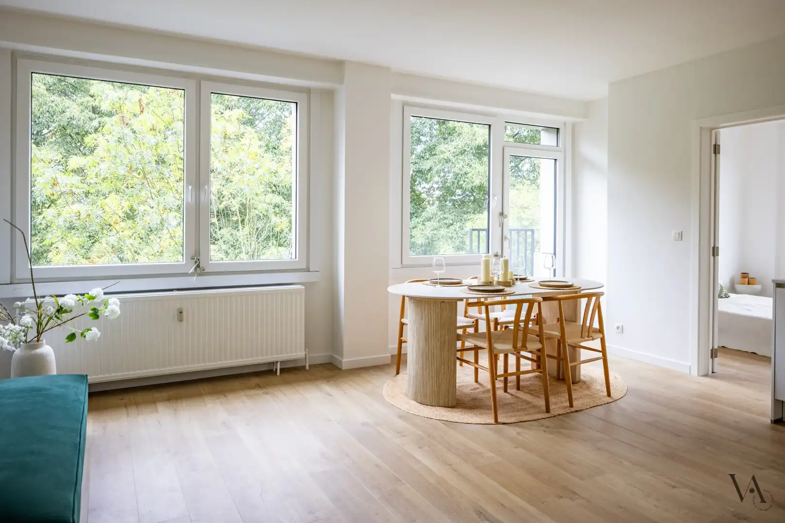Zonnig hoekappartement met 2 slaapkamers op toplocatie in Leuven foto 4