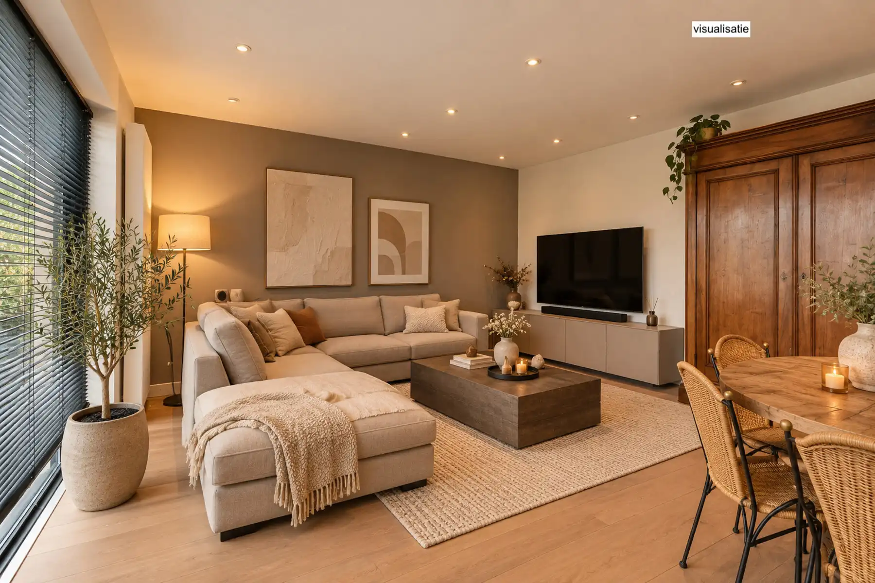 Ruime duplex met zonnig terras en garage van 40m2 foto 3