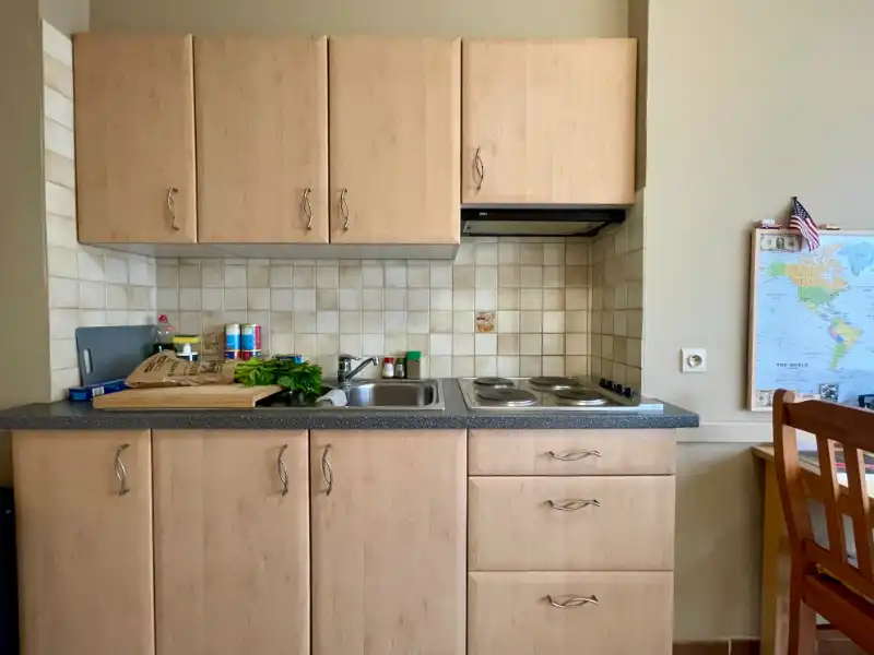 GELIJKVLOERS APPARTEMENT MET TWEE SLAAPKAMERS, TUIN EN GARAGE TE HUUR foto 7