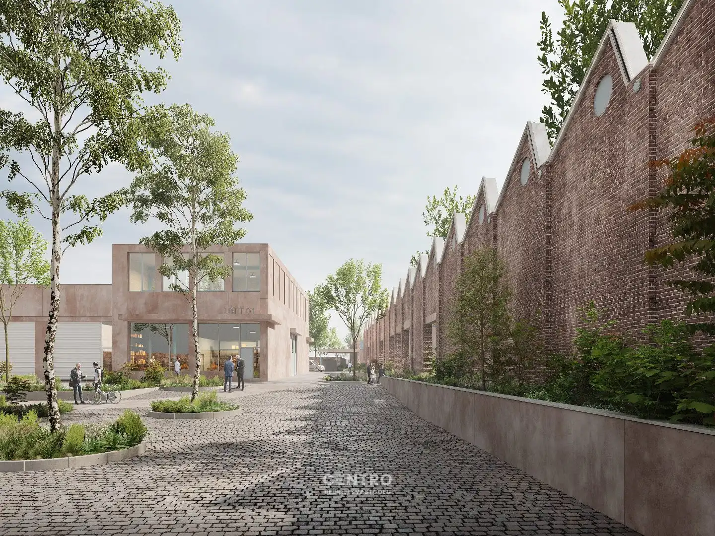 FASE 2 Herontwikkeling KARAKTERVOLLE site met bedrijvigheid (magazijnen, ateliers, showrooms en kantoren) te WALLE Kortrijk ! foto 3