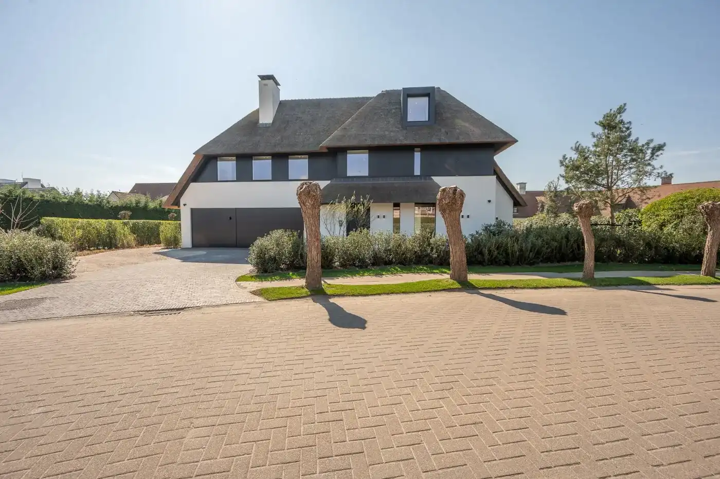 Zeer luxueuze alleenstaande nieuwbouwvilla met zwembad, grote kelder en garage foto {{pictureIndex}}