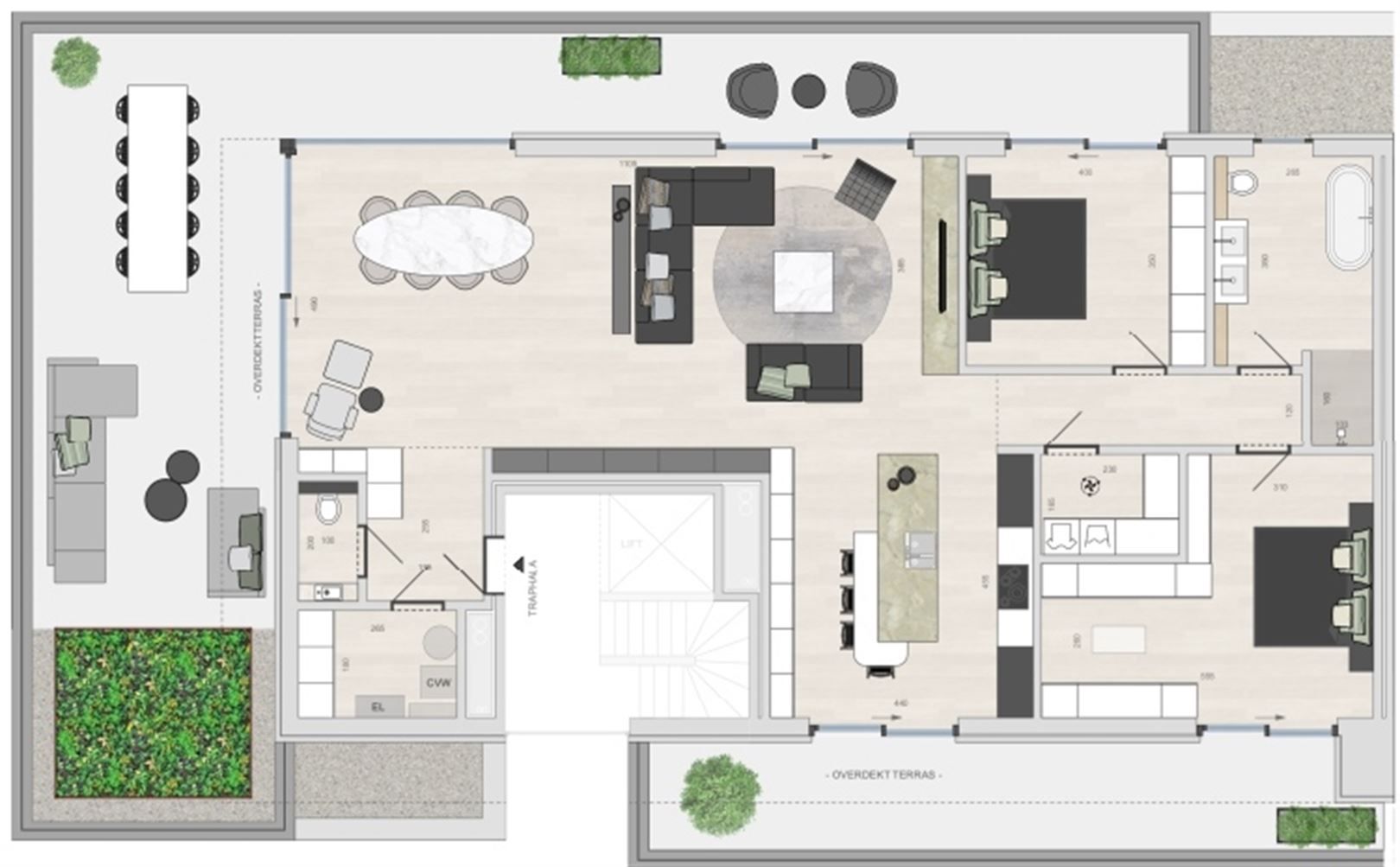 Luxueus nieuwbouwappartement met zicht op groen foto 18