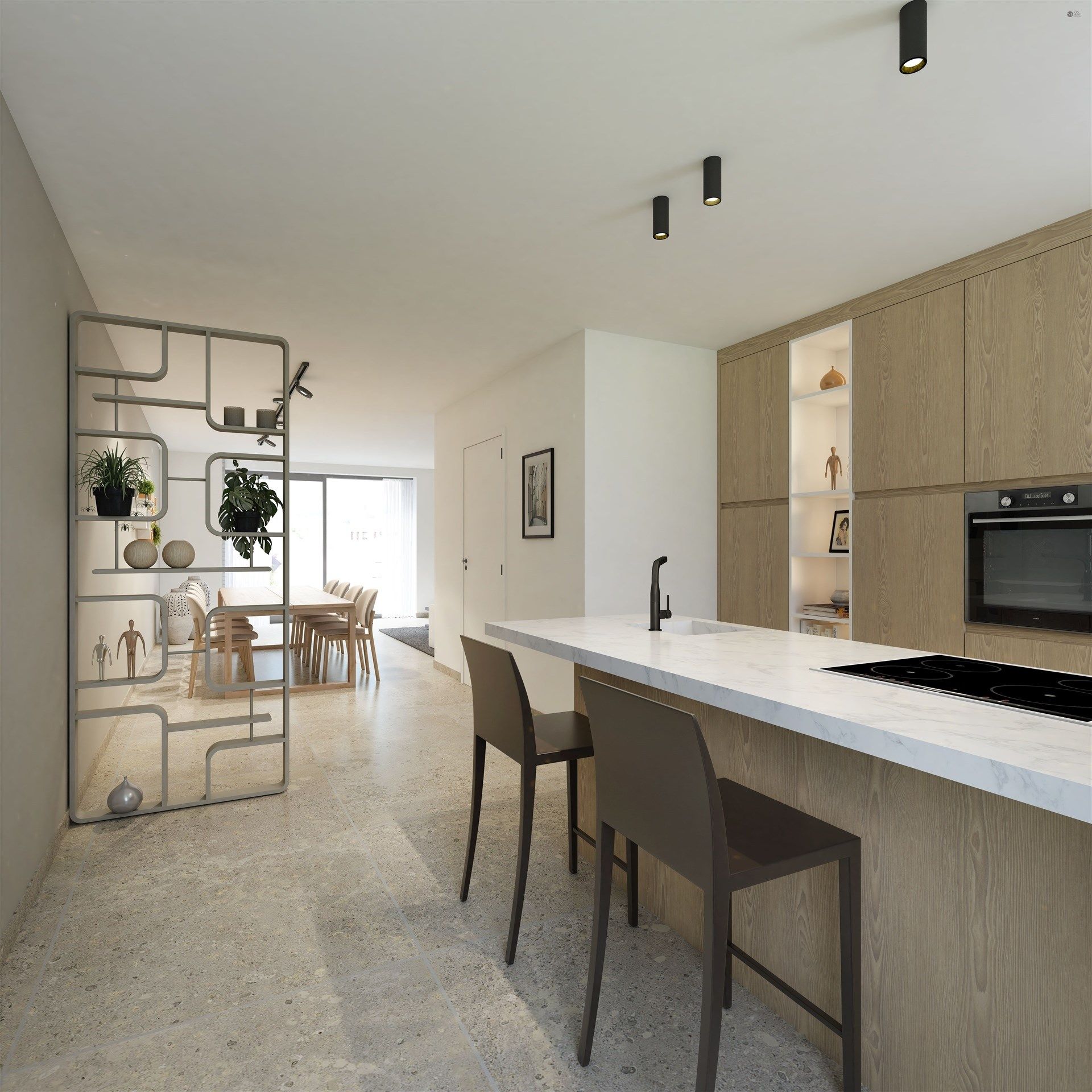 Ruim gelijkvloers appartement met groot terras foto 5