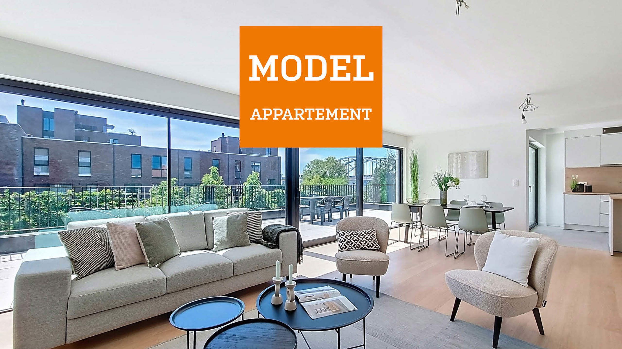 Volledig vernieuwd appartement (127m²) + zuidgericht terras foto {{pictureIndex}}