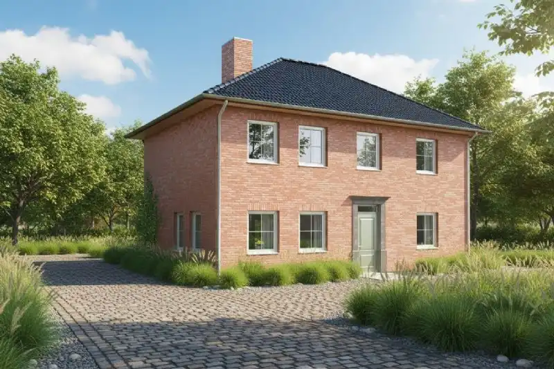 Nieuw te bouwen alleenstaande woning te Emelgem. foto {{pictureIndex}}
