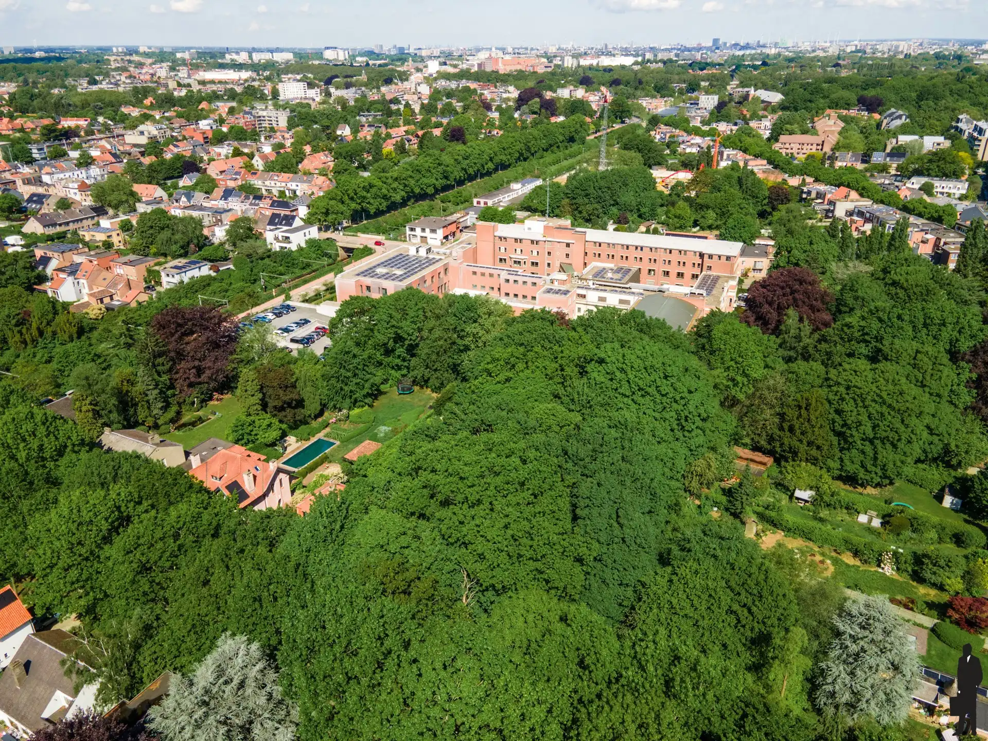 Exclusieve bouwgrond voor HOB in een groene oase te Mortsel foto 8