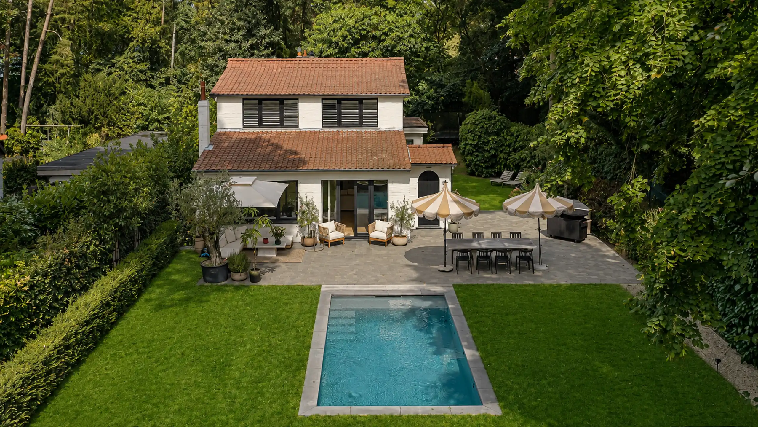 Stijlvolle villa waar mediterrane charme en hedendaags buitenleven harmonieus samenkomen op een toplocatie in Heide foto 45